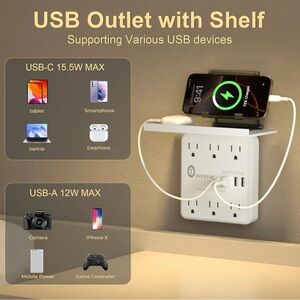 Overtop 10-in-1 Wall Outlet Extender
